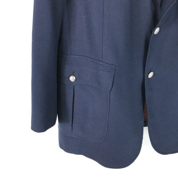 Vintage Cricketeer for Robert Burns Button Down Blazer /Suit Jacket Size 44 Long - Picture 2 of 15